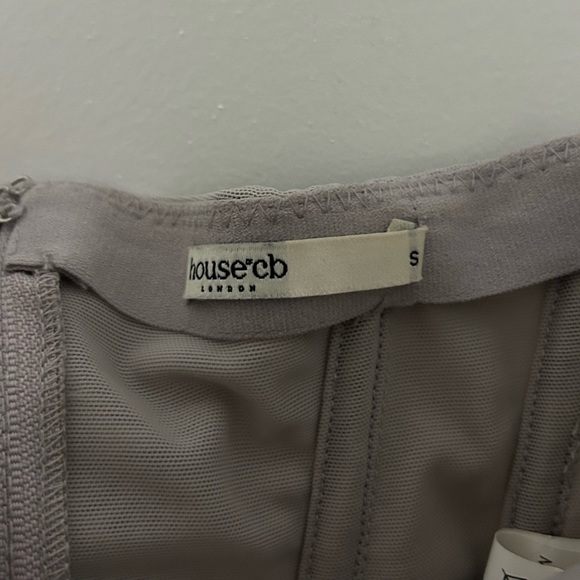 *SOLD* HOUSE OF CB Demi Grey Underwired Corset - Picture 6 of 6